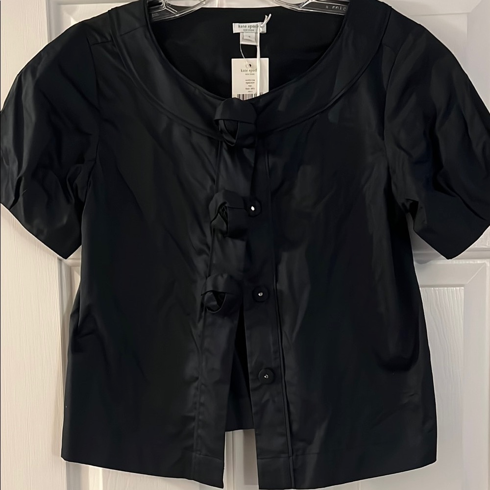 Kate Spade Black Sandyn jacket or top